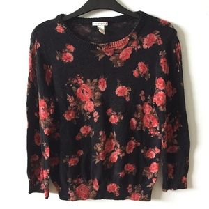 Floral F21 Sweater